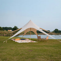 Canopy Tent Hexagonal Canopy with Side Panels 6-Sided Upscale Camping Tent for Campers, Camping Aficionados, Picnics, Beach