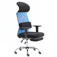 Ergonomic Design Reclining Highspine Chair with Footrest effortless Rolling Casters Reclining Task Chair with Footrest Adjustable Headrest Office Furniture sturdy Duty for Study Room, Studying