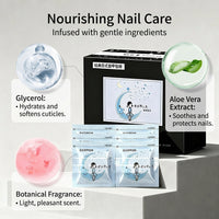 Nail Polish Pads Soaked with Gentle Formula, Individually Wrapped Cleaning for Home Manicure and Professional Use by Technicians, 200 Pieces