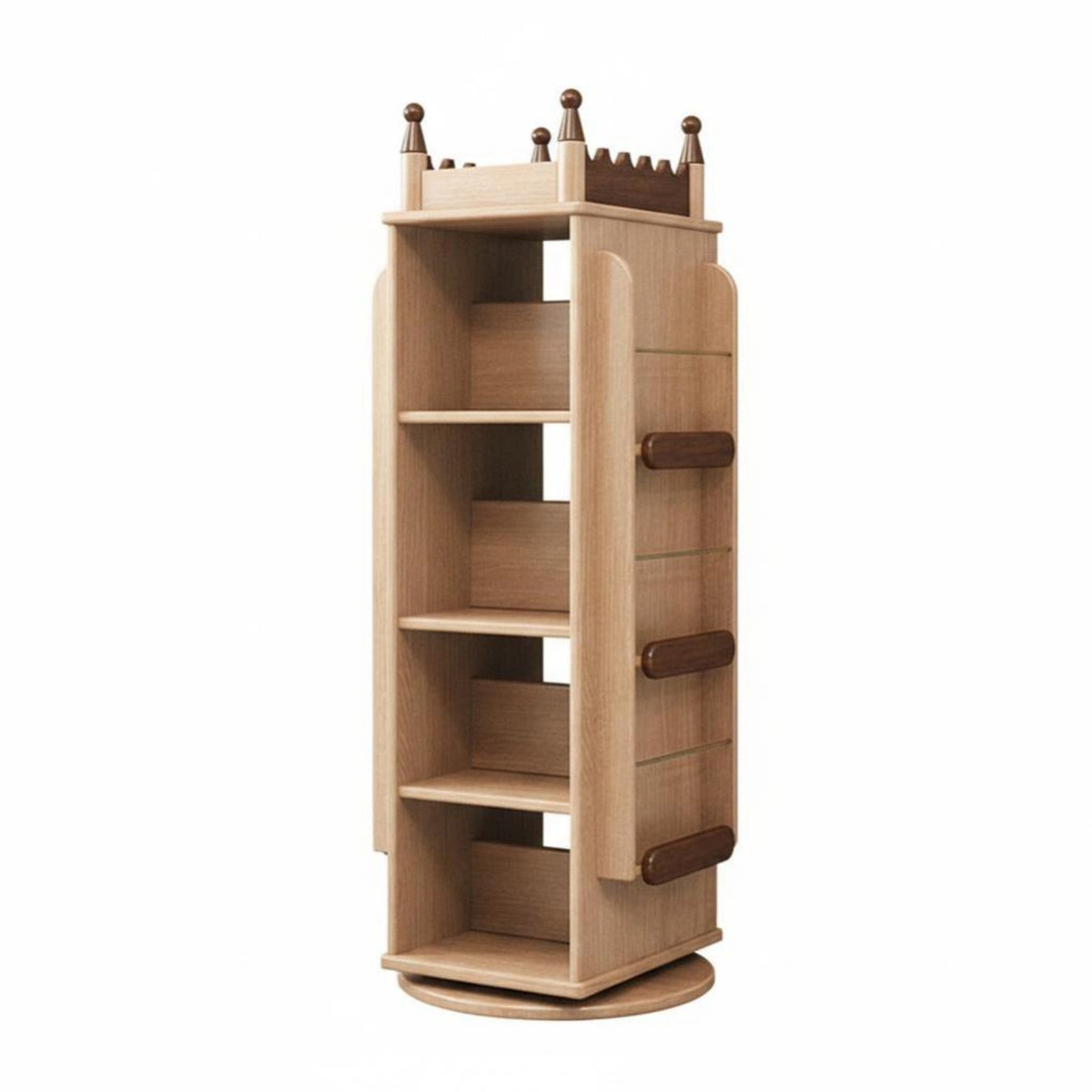 Space-Saving Rotating Tree book rack Large Capacity Book Rack Display Shelf for Students, Children, Parents, Study Room, Bedroom