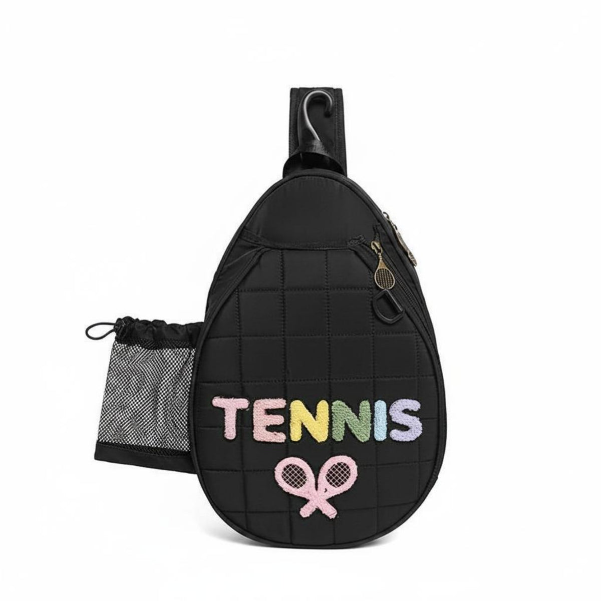 Pickleball Bag Large Capacity Tennis Racket Bag Water Bottle Holder Sports Gear