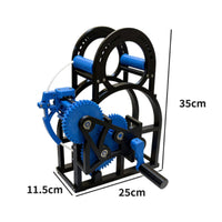 3D Printer Filament Rewinder Hand-Crank Filament Rewinder Spool Winder Manual Machine Gear-Driven for Makers, Workshop