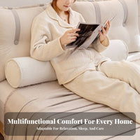 Cylindrical Hugging Pillow Removable and Cleanable Cover Long Lateral Sleeper Pillow Bed Spine Rest Support Pillow Breathable
