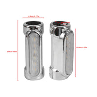 Chrome LED Guard Bar Light Long-Lasting Motorcycle LED Light with Mounting Strips Lightweight Crash Bar Lights Auxiliary