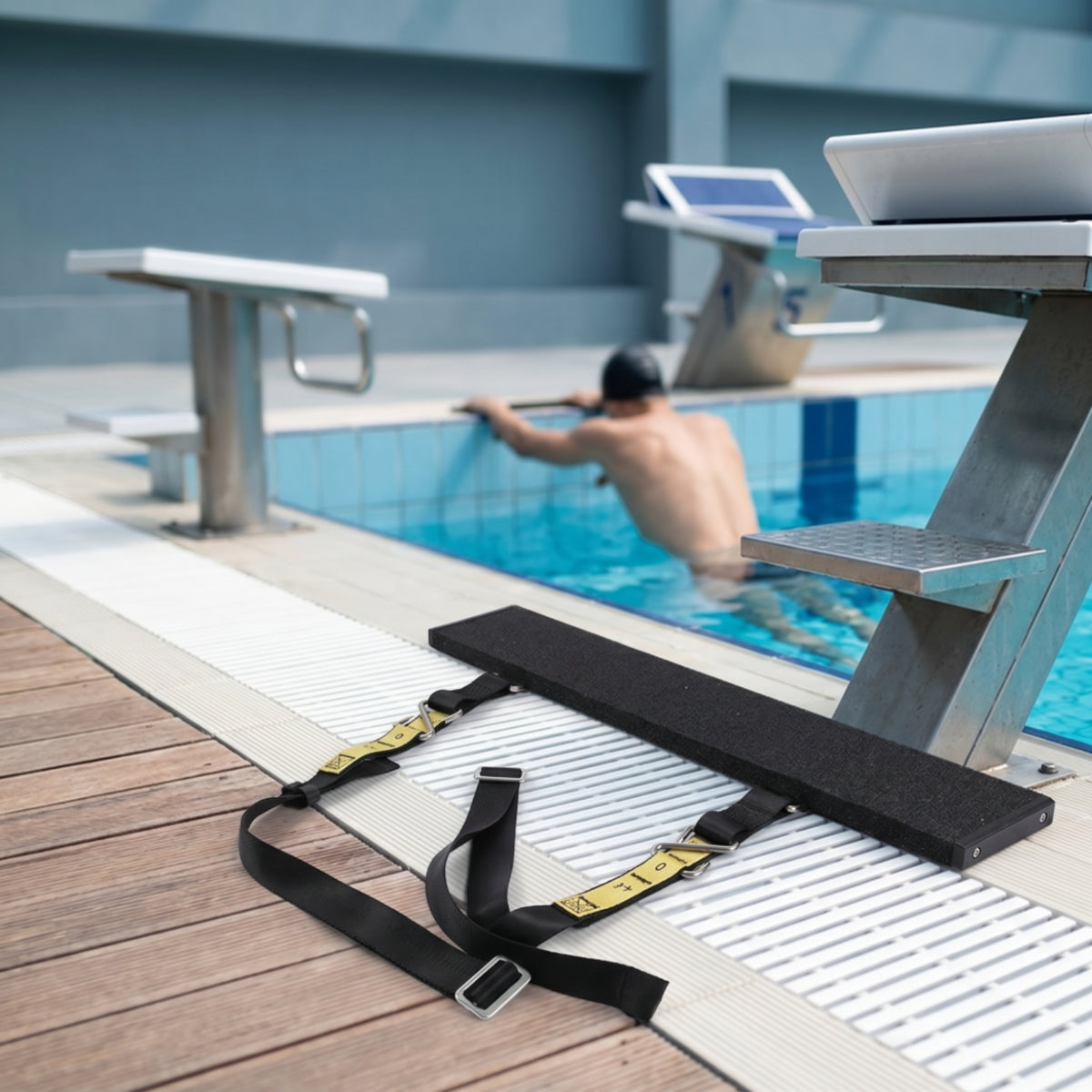 Backstroke Starting Aid Padded Backstroke Launching Pad Low-Profile Gear for Coaches, Race Training