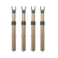4 Pieces Adjustable Elevating Pole Sturdy Duty Telescopic Holder Rod Space