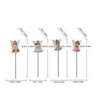 4 Pieces Fairy Garden Figurines Easy to Install Garden Fairy Decoration Cute
