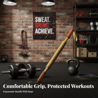 Non-Slip Grip Power Twist Bar Portable Arm Strengthening Bar Long-Lasting Twist Stick Constant Tension for Men, Women, Beginners, Home Gym