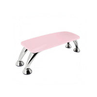 Microfiber Leather Pedicure Hand Rest Cushion Non-Slip Manicure Hand Rest Stainless Steel Legs Beauty Tool Padded Top