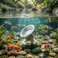 Underwater Light case with Bracket Waterproof Underwater Lamp Housing Adjustable For