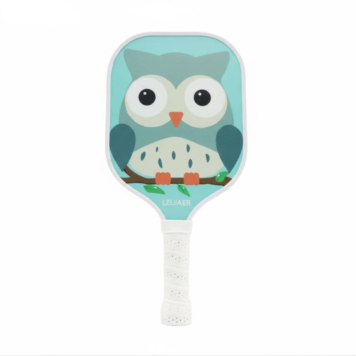 Kids Pickleball Paddle Long-Lasting Cartoon Pickleball Racket Childrens Paddle Racket Fun Design Anti-Collision Perimeter Guard