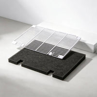 RV Air Conditioner Grille with Foam Screen Replacement AC Vent Screen Assembly Compatible Cover for Travel Trailer
