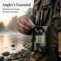 Minimalist Outdoor Tactical Coin Purse with Zipper for Camping Hiking Fishing Keys Headphones