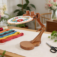 Adjustable Beech Wood Embroidery Frame for Cross Stitch