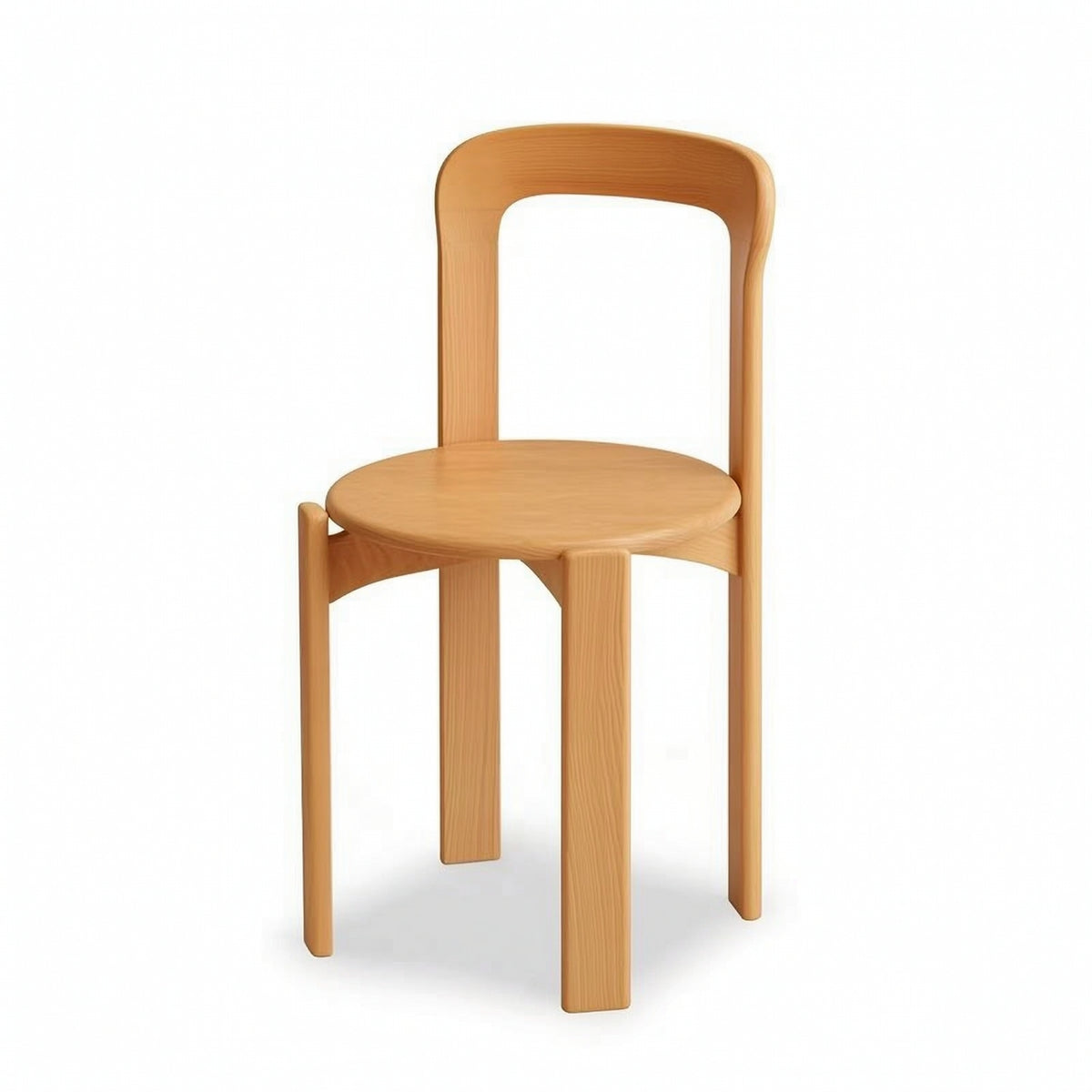 Dining Chair Compact Wooden Dining Chairs Wooden Chair Space-Saving Furniture Long-Lasting for Kitchen, Small Apartment