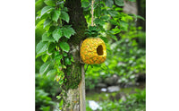 Pineapple Birdhouse Artisanal Appearance Resin Bird House Easy to Clean Decorative Birdhouse for Balcony, Yard