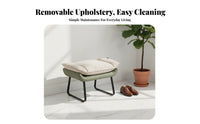 Nordic design Upholstered Shoe-Changing Stool clean contemporary Design Upholstered Ottoman Multi-Functional Footrest Multifunctional for Apartment Dwellers, Homeowners, Adults, Living Room, Entryway, Bedroom, Office