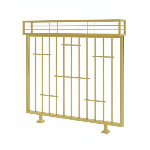 Carved Iron Art Divider Decorative Feature Folding Panel Divider Freestanding Stable Framework for Business Owners, Restaurants