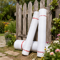 Ivory Garden Netting for Fruit Protection, 100m PE Mesh Netting Roll, Greenhouse & Raised Bed Barrier, Fine Screen Mesh for Prevention