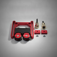 Pressure Guide Adjustable Workshop Guide with Rollers Hardware for Woodworkers, Carpenters, Table Slicing Tools, Router Tables