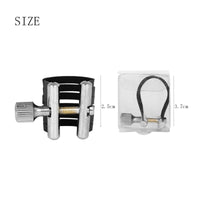 Altos Sax Woodwind Holder Ligature Black Altos Sax Ligature Secure Accessory for Students, Music School