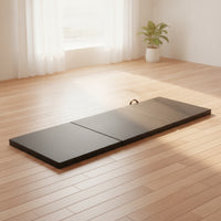 Three-Fold Exercise Mat Waterproof Exercise Mat with Carrying Handles Padded for Gymnasts, Dancers, Home Workouts, Stretching