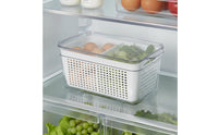 Stackable Fridge Organizer Space Saving Fridge Storage Bin Versatile Stackable Food Container for Meal Kitchen Organizers, Cabinet