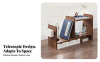 Expandable Desk desktop organizer adaptable Configuration Expandable Desk Shelf