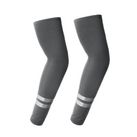 Ice-Silk Arm Sleeves with Reflective Detailing Stretchy Sun Protection Arm Sleeves Breathable for Cyclists, Runners, Athletes, Cycling, Running, Outdoor Sports, Sunny Commutes