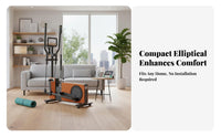 Elliptical Silent Home Elliptical Machine Low Impact Compact Cross for Beginners, Apartment