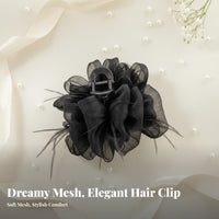 Airy-Like Hair Fastener Adds Volume Airy Hair Fastener Elegant Design Cute for Women, Everyday Wear, Leisurely Outinging Ings
