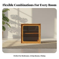 Customizable Layout Modular Storage Cube Retro Design Interlocking Cube Organizer Stackable Display Cabinet Easy to Assemble for Apartment Dwellers, Homeowners, Living Room, Home Office, Bedroom, Closet