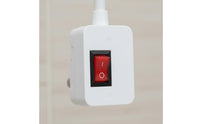 Plug in Wall-Mounted Fan Energy Saving Small Wall-Installed Fan Strong Ventilation Home Appliance for Washroom, Kitchen, Dorm Room