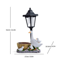 Solar Duck Garden Light Weather Resistant Duck Garden Statue Long-Lasting