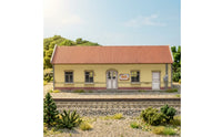 Miniature Station Building Assembly Kit Historic Railway Station Building Display Collectible for Collectors