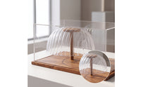 Baseball Cap Display Case Transparent Baseball Cap Display Box No Assembly Required for Collectors, Shelf