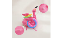 Floating Inflatable Flamingo Hoop Toss Game Lightweight Flamingo Hoop Toss Game Portable Sturdy for Families
