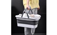 Foldable Plastic Container Compact Basin Portable for Small Apartments