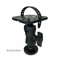 Sturdy 360° Fish Detector Mount Heavy Duty Kayak Navigation Mount Adjustable Angle for Fishing