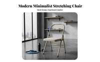 Foldable Iyengar Mind-Body Practice Chair Multi-Functional Mind-Body Practice Headstand Bench Portable Inversion Chair Heavy Duty for Beginners, Seniors