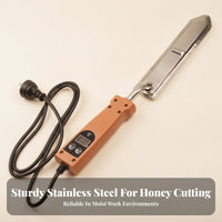 Heated Capped Cells Tool Electric Uncapping Tool Button Control for Beekeepers