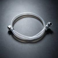 Transparent Flexible Hose with Metal Fittings Resistant to Flexible Hose Tube Tubing Long-Lasting for Mechanics