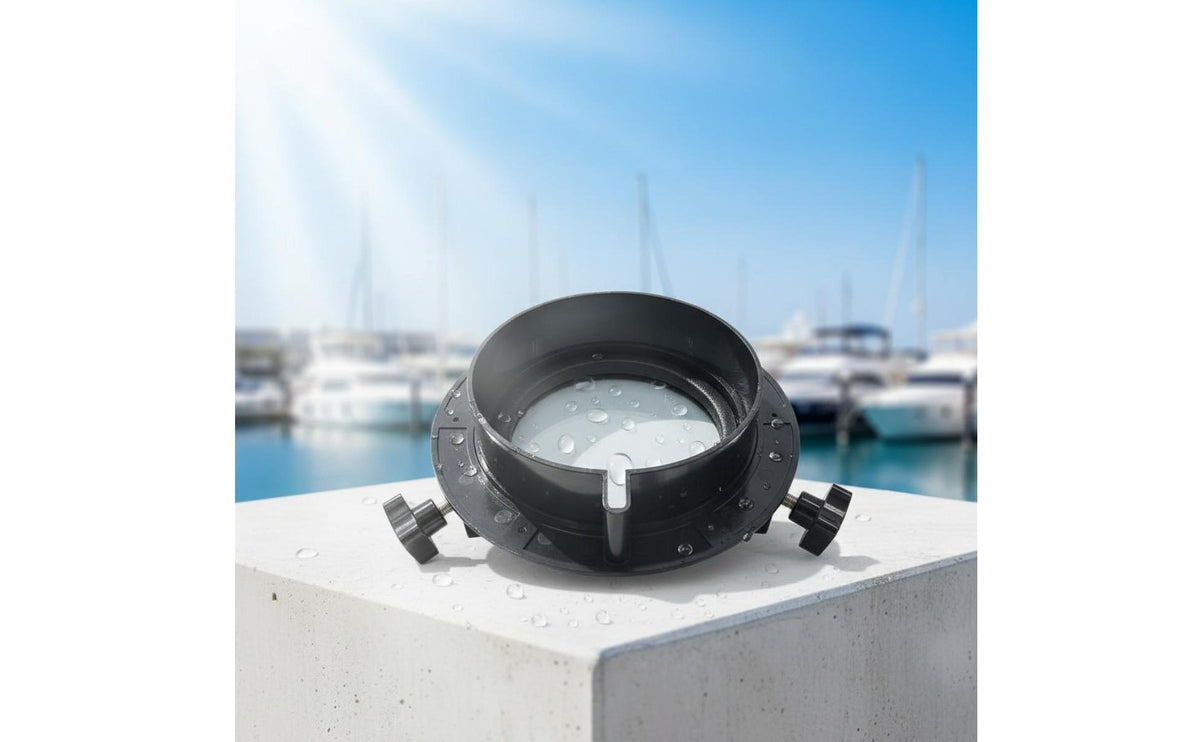 Tempered Glass Round Boat Porthole Resistant Porthole Window ABS Anti-Aging Shell for Yacht Owners