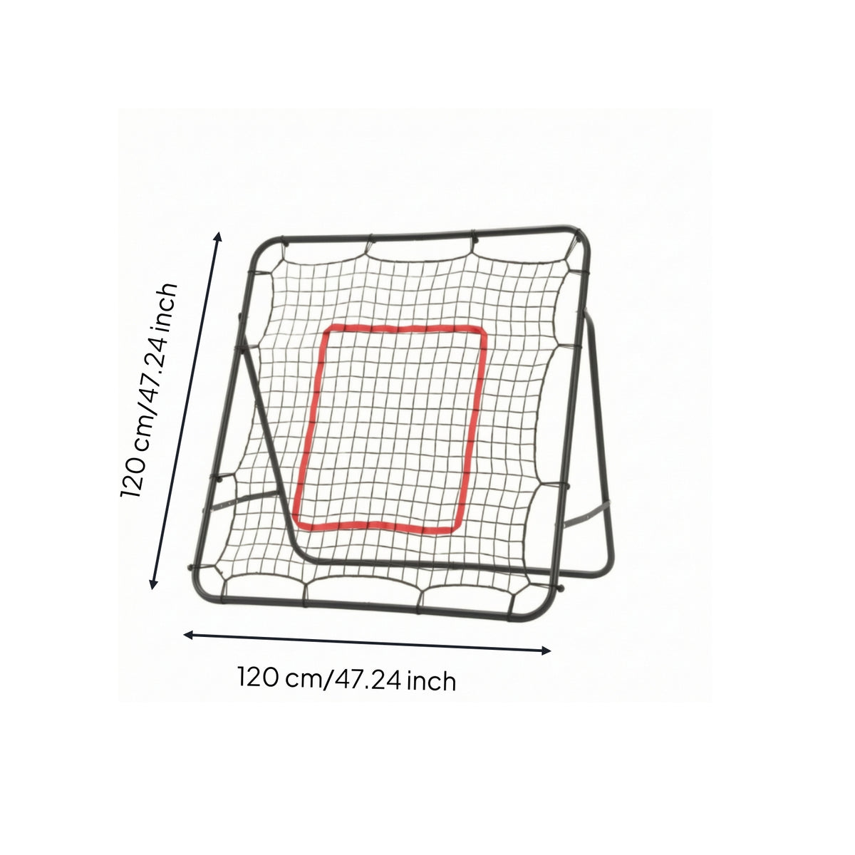 Soccer Rebounder Foldable Deflection Net with Target Freestanding Rebounder with Target for Coaches, Outdoor