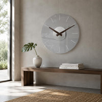 Minimalist Wall C-Clock Wooden Hands Home Decor Linear Markers