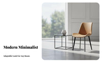 Modern Design Upholstered Armless Chair Minimalist Design Armless Upholstered Chair Soft Cushion Household Furniture Comfortable for Homeowners, Business Owners, Interior Designers, Dining Room, Restaurant, Reception Area, Kitchen