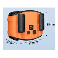 USB Rechargeable Waist Clip Fan Long Battery Life Personal Belt Fan Strong Breeze 5 Speed Settings for Construction Workers, Campers, Hikers, Outdoor, Job Sites, Camping, Travel