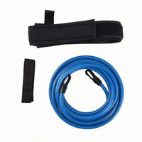 Tethered Swim Resistance Belt Adjustable Swimming Resistance Belt Comfortable Swim Training Leash Quick-Drying for Athletes, Pool