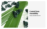 Includes Fastening fasteners arcd flowering plant Stake Provides Stability stalk assist Kit Sturdy Plant reachory Reusable for Gardeners, Homeowners, Indoor, Indoors, Potted Plants, Balcony