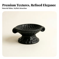 Smooth doubleEar Tray Black Jewelry Tray Small Item Organizer Trinket Dish Decorative